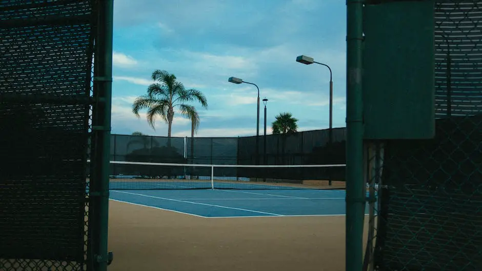 A photo of players competing in the US Open Tennis Championship.