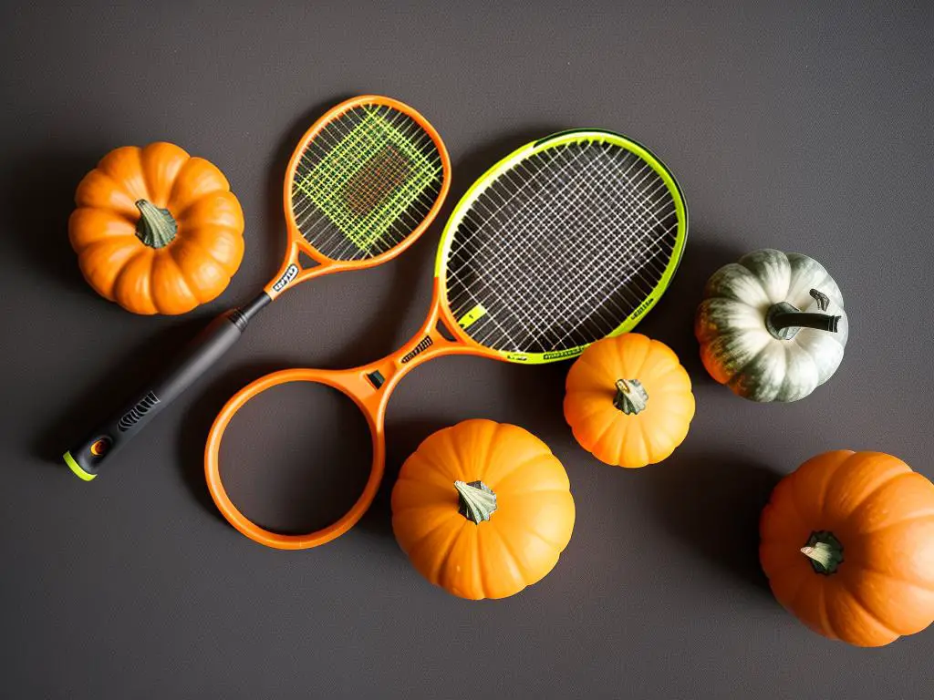 A variety of durable squash rackets suitable for beginners.