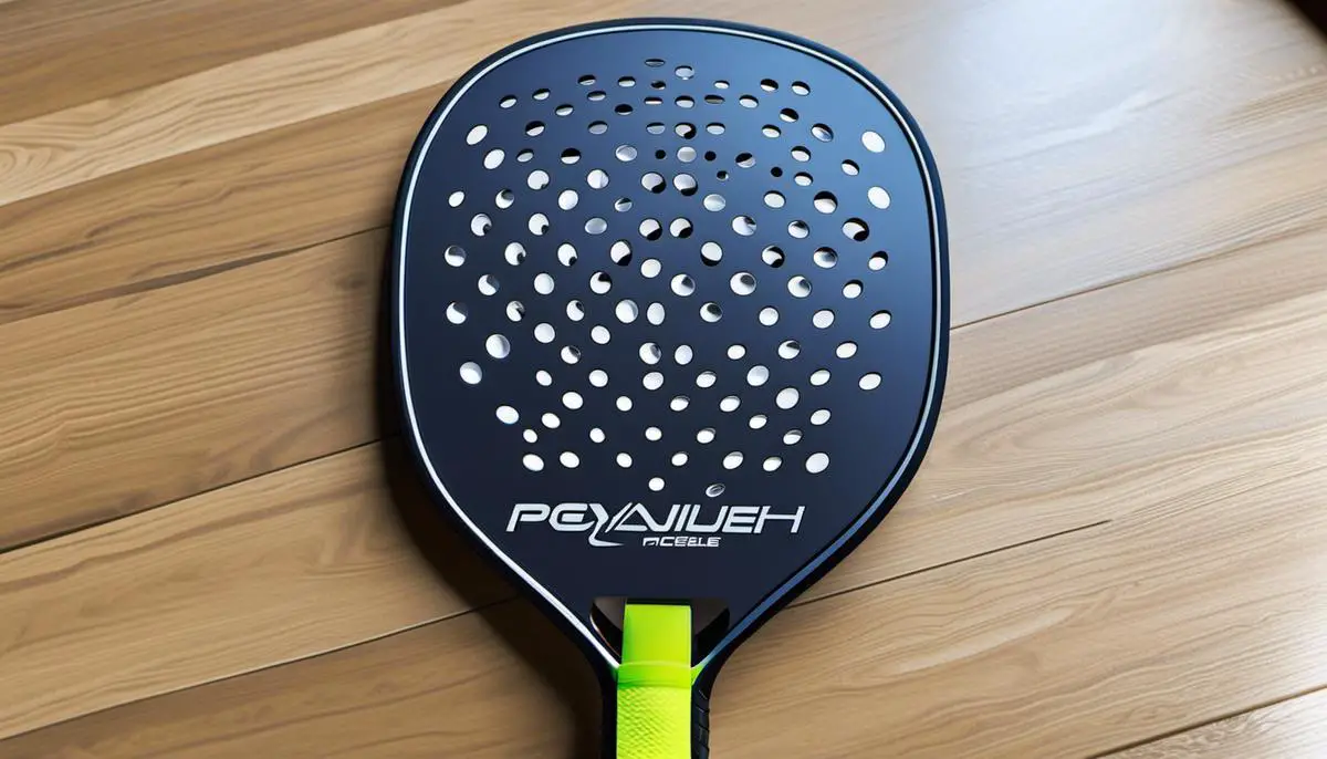 A graphite pickleball paddle with high performance and lightweight nature.