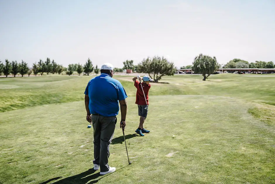 Image of someone gripping a golf club and demonstrating the correct stance for better performance and safety