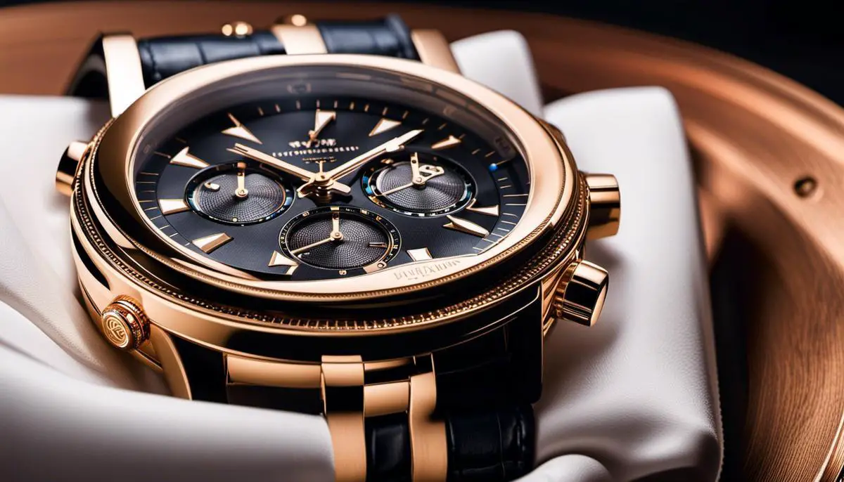 A close-up image of luxury watches displayed elegantly, showcasing their craftsmanship and modern design.