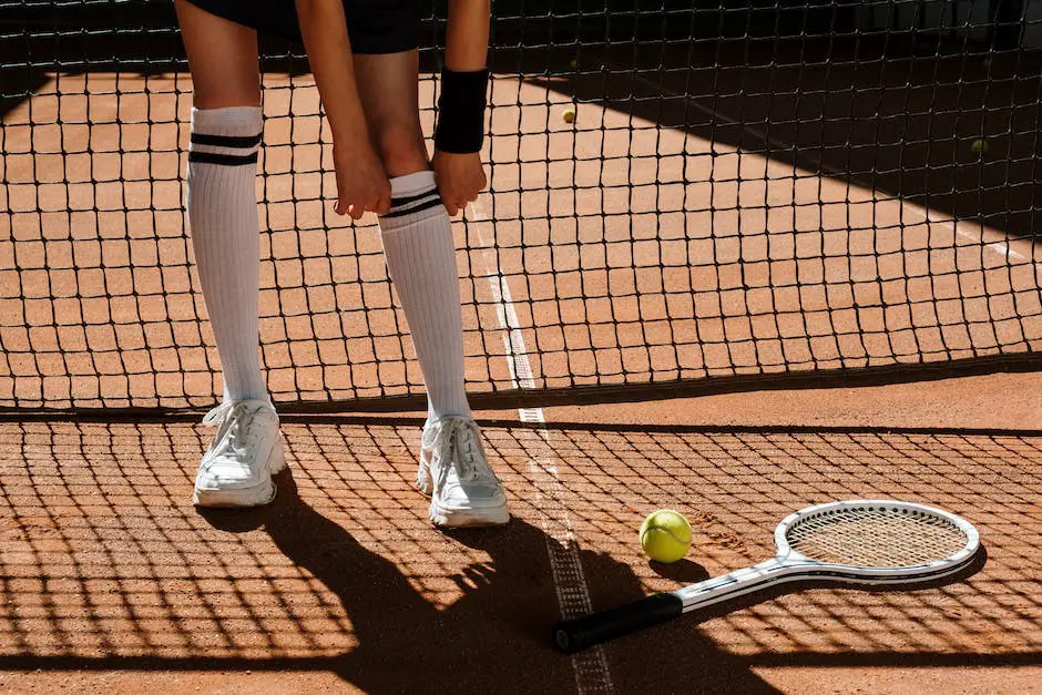 Image of tennis apparel and shoes for a visually appealing and informative representation