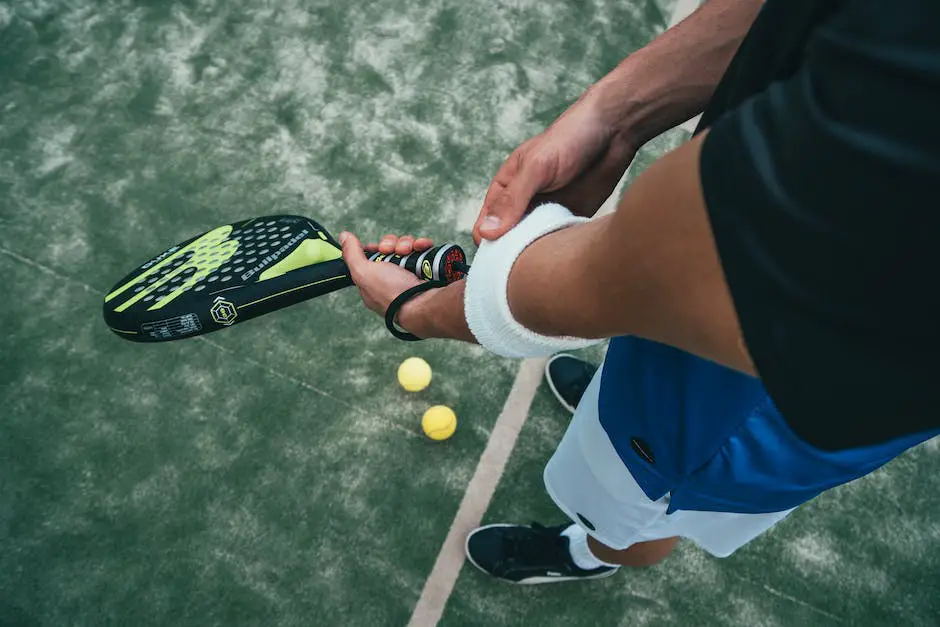 A player holding a tennis racket, representing the financial aspects of a tennis career.