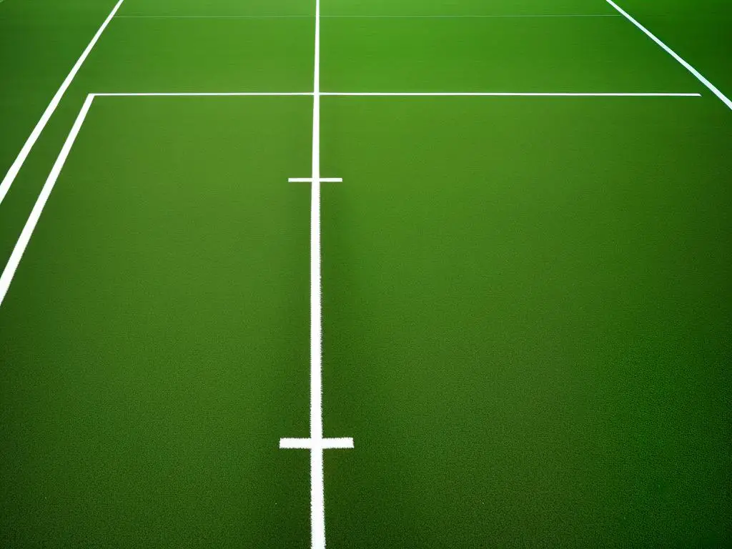 Image depicting a tennis court with arrows going in multiple directions, representing the different controversies in tennis.