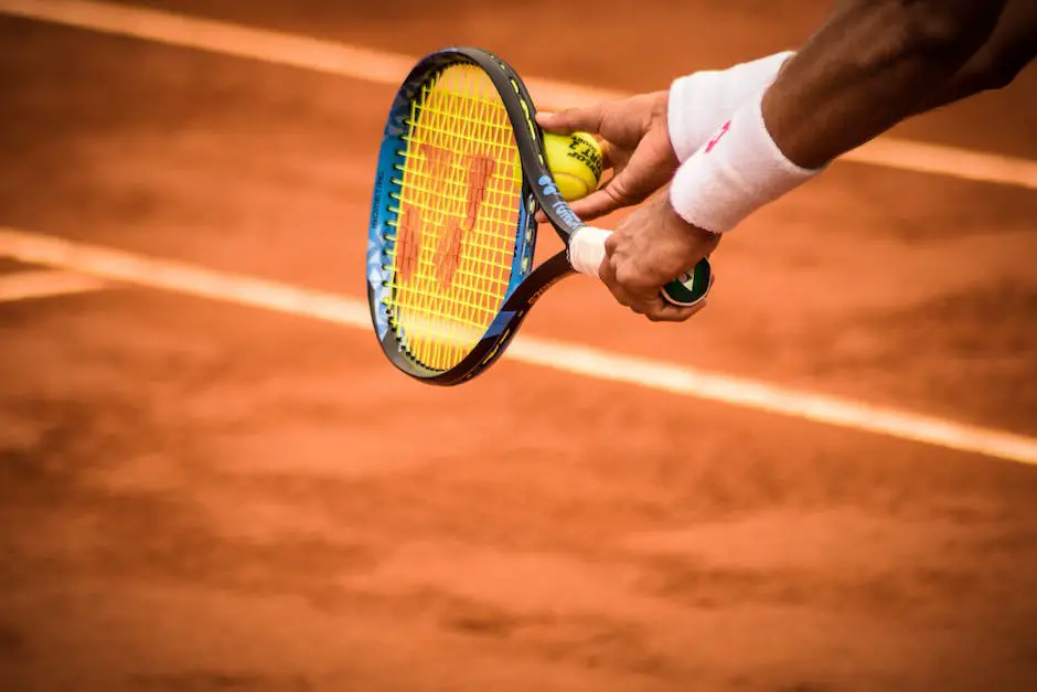 Illustration of a person performing a tennis volley